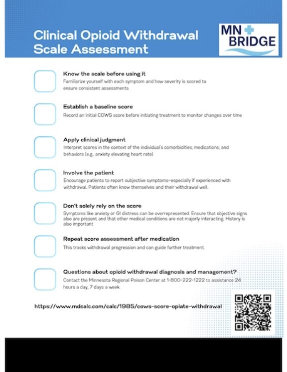 Clinical Opioid Withdrawal Scale (COWS) Guide